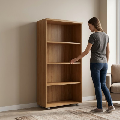 Aktiounschaf Holz Regal Aarbechtszëmmer Regaler Aktiounschief Büro Miwwelen