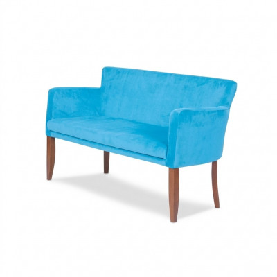 Blo Textil Zweisëtzer Aarbechtszëmmer Couch Modern Büro Miwwelen Office