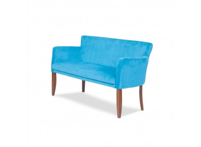 Blo Textil Zweisëtzer Aarbechtszëmmer Couch Modern Büro Miwwelen Office