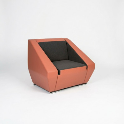 Orangen Luxus Still Arbeitssall Gepolstert Miwwel Designer Bürosstill