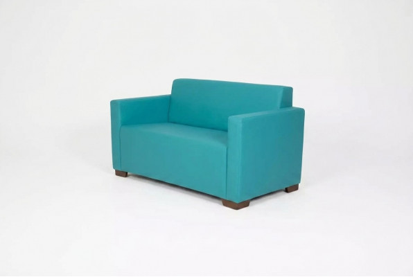 Tyrkisbloen Zweisëtzer Polstermöbel Aarbechtszëmmer Modern Sofa Luxus Couch.