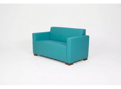 Tyrkisbloen Zweisëtzer Polstermöbel Aarbechtszëmmer Modern Sofa Luxus Couch.
