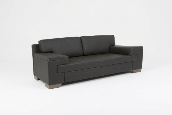 Luxus schwaarzt Sofa Büro Miwwelen Polstersoffaen Modern Designer Couchen