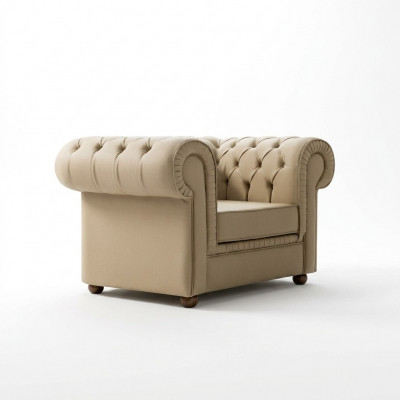 Chesterfield Fauteuil Luxus Büro Miwwelen Eenzel Polstersëtz Modern