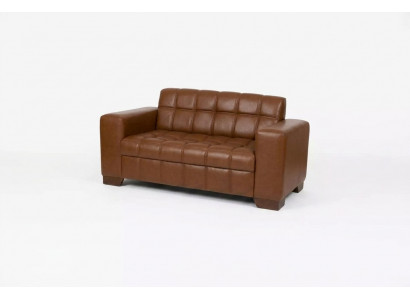 Braune Lieder Zweisëtzer Büro-Miwwelen Büro-Miwwelkollektioun Stoffcouch