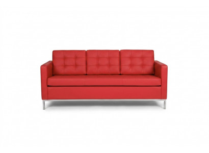 Roude Dreisëtzer Modern Luxuscouch Polstersëtzer Textil Sofas Stil