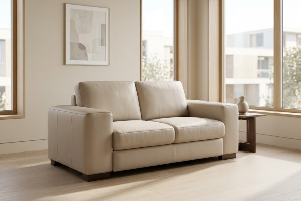 Wäisse Luxus-Zweisëtzer Couch Modern Aarbechtszëmmer Miwwelen Stil Sofas