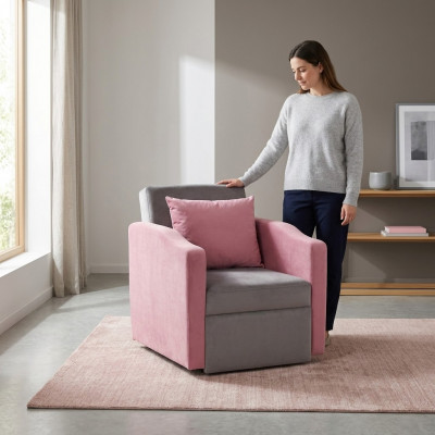 Designer Still Luxus Sëtz Einsëtz Büro Miwwelen Modernen Design Stoff