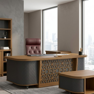 Aarbechtsdësch Bürosmiwwelen Designer Chefdësch Modern Office Miwwelen