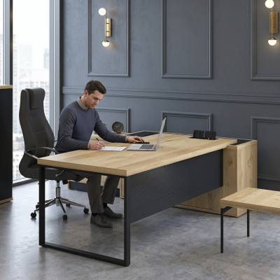 Büro Ariichtungen Schreibtisch Designer Bürosmiwwel Cheftische Miwwel