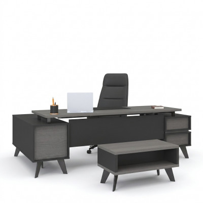 Büro Schreifdësch Aarbechtszëmmermiwwelen Computerdësch Holzdëscher Miwwelen