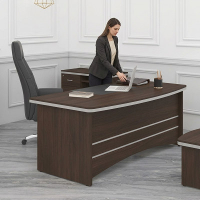 Brong Schreifdësch Büro Miwwel Designer Chefdësch Aarbechtszëmmer Dësch