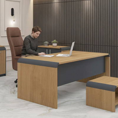 Dësch Büro Miwwelen Aarbechtszëmmer Schreifdësch Design Chefschreifdësch