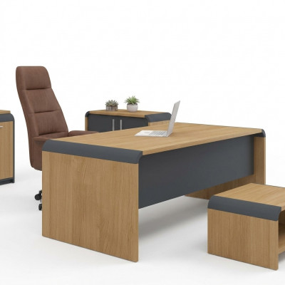 Dësch Büro Miwwelen Aarbechtszëmmer Schreifdësch Design Chefschreifdësch