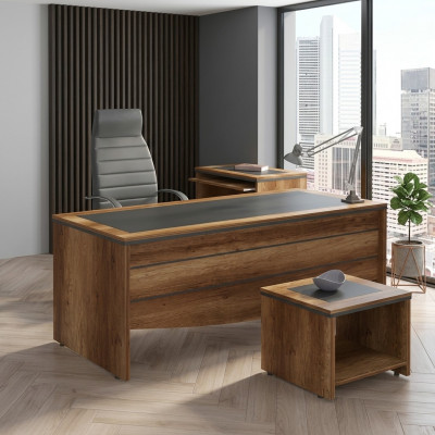 Aarbechtsraum Schreifdësch Holz Büro Schreifdësch Büro Miwwelen Chefschreifdësch