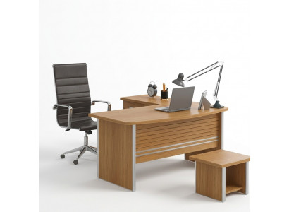 Hellbrongen Eckschafschrëft Büro Miwwelen Luxus Büro Ariichtung Design