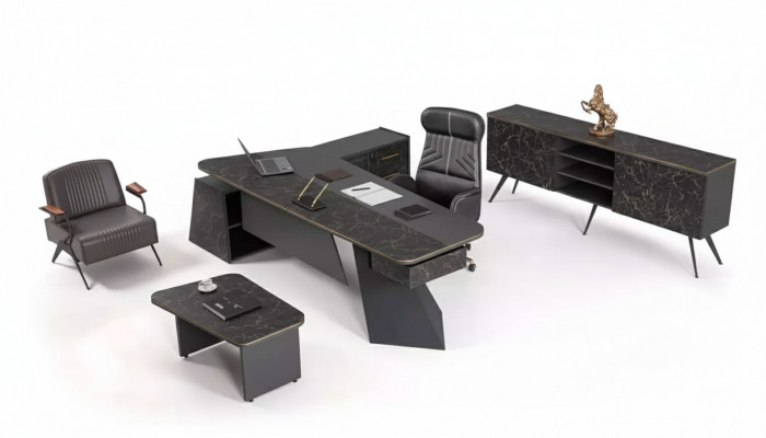 Designer Modern Couchtisch Bäit Dësch Aarbechtszëmmer Büro Ariichtung