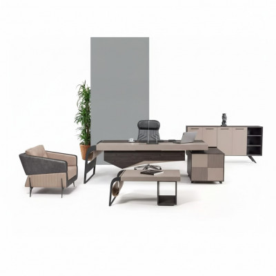 Luxus Aarbechtszëmmer Eckschreifdësch Designer Miwwelen Bürosmiwwelen Dëscher Schreifdësch