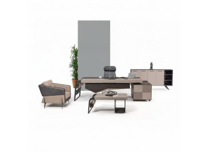 Luxus Aarbechtszëmmer Eckschreifdësch Designer Miwwelen Bürosmiwwelen Dëscher Schreifdësch