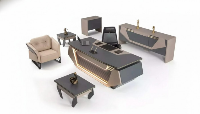 Büroschränk Aarbechtszëmmer Modern Designer Regaler Akteschief Büro Miwwelen
