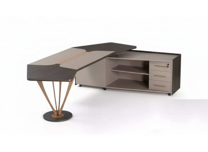 Wénkelschreibtisch Bürosmiwwel Büro Luxus Miwwel Modern Dësch Neiw