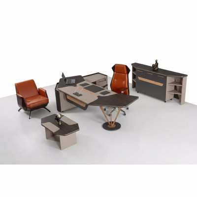Modernen Designer-Couchtisch, Aarbechtszëmmer, Luxusmiwwelen, Neien Dësch