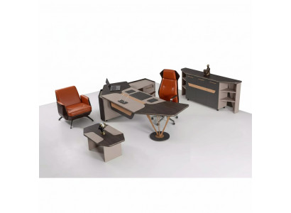 Modernen Designer-Couchtisch, Aarbechtszëmmer, Luxusmiwwelen, Neien Dësch