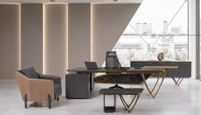 Aarbechtszëmmer Büro-Schrank 210x45x85 Büro Miwwel Schaf Modern Designer