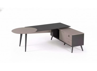 Büro Miwwelen Eckschreibtisch Modern Luxus Dësch Designer Aarbechtszëmmer Dëscher