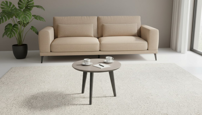 Designer Holzmiwwelen Dëscht fir d'Aarbechtszëmmer Modern Ronn Dësch Büro Miwwelen