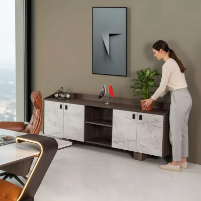 Bürosmiwwelen Büro-Schaf Regal Schaf Aarbechtszëmmer Büro Regal Schaf Modern