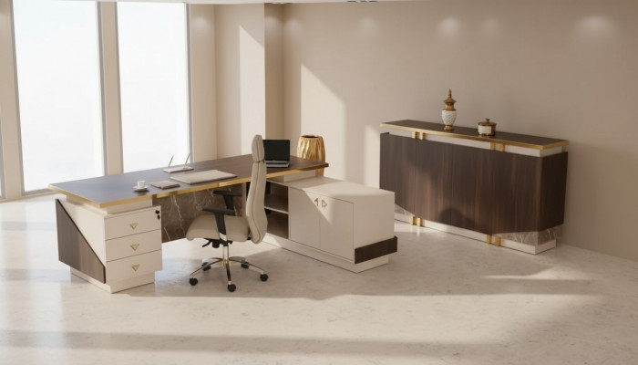 Büroschränk Aarbechtszëmmer Modern Luxus Büro Miwwelen Schaf Regal Späicherung