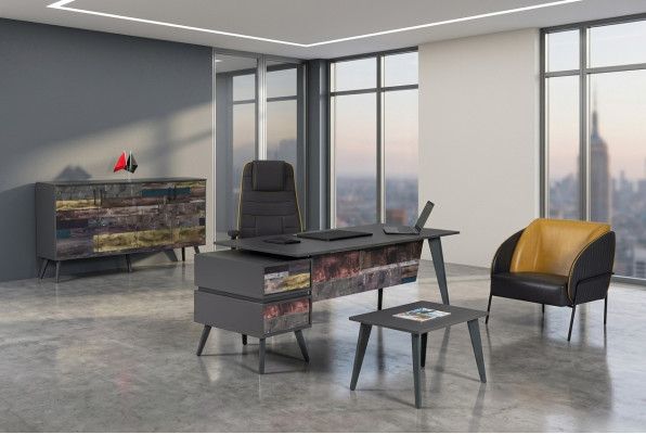 Dësch Büro Miwwelen Aarbechtsdeschmiwweléieren Modern Büroanriichtung Büro