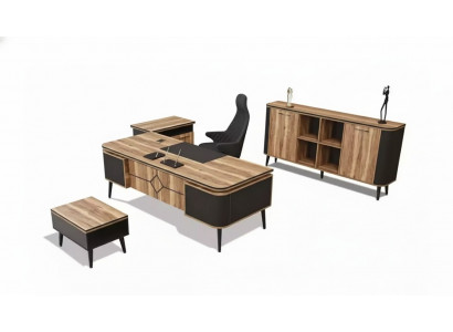 Büroschaf Braun Aarbechtszëmmer Büro Büro Miwwel Schaf Regal Designer