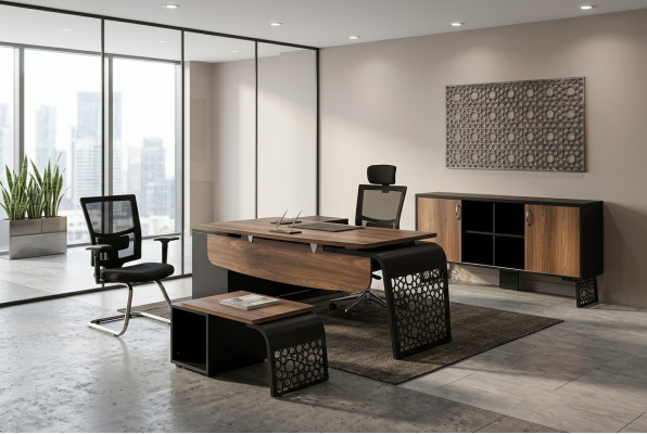 Büro Couchtisch Aarbechtszëmmer Modern Niewendësch Designer Dësch