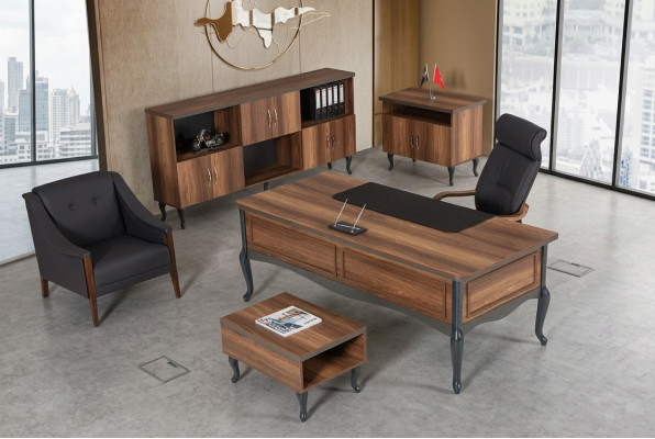 Aarbechtszëmmer Schreifdësch Luxus Design Dësch Büro Bürosmiwwel Chefschreifdësch