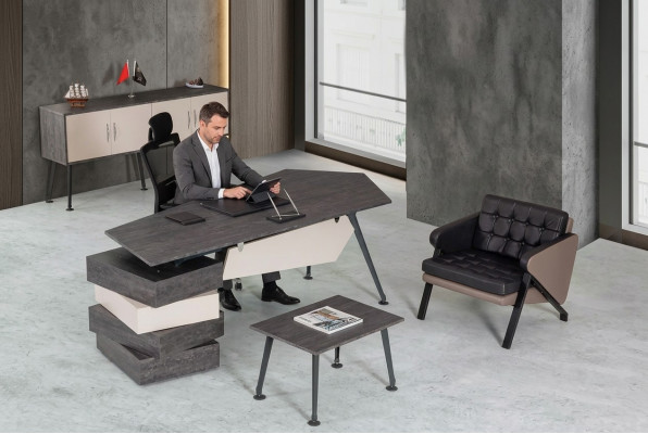 Miwwelen Dëscher Schreifdësch Aarbechtszëmmer Holz Dësch Büro Ariichtung Modern