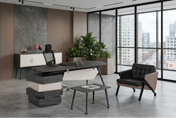 Miwwelen Dëscher Schreifdësch Aarbechtszëmmer Holz Dësch Büro Ariichtung Modern