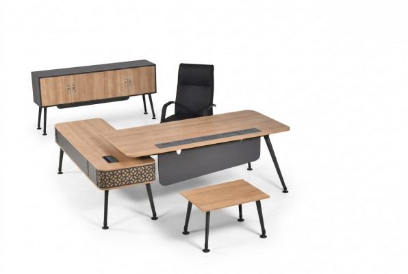 Luxus Büro Miwwel Set Komplette Büro Designer Miwwelen