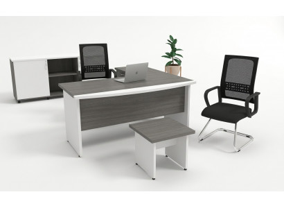 Modernt Dësch Set Büro Miwwelen Moderne Aarbechtszëmmer Dëscher Holzmiwwelen