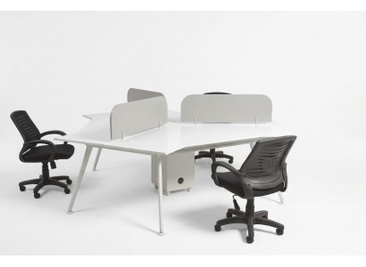 Aarbechtszëmmer Ariichtung Comptoir Équipe Schreifdësch Computerdësch Designer Miwwelen