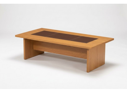 Büroschreifdësch Konferenztabell Braun Ariichtung Design Bespriechungsdësch 240x120
