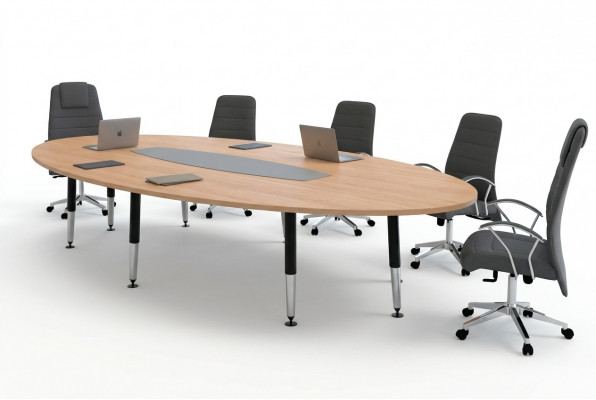Konferenztisch Designer Büro Aarbechtsraum 220x110 Miwwelen Dësch Modernen