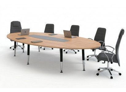 Konferenztisch Designer Büro Aarbechtsraum 220x110 Miwwelen Dësch Modernen