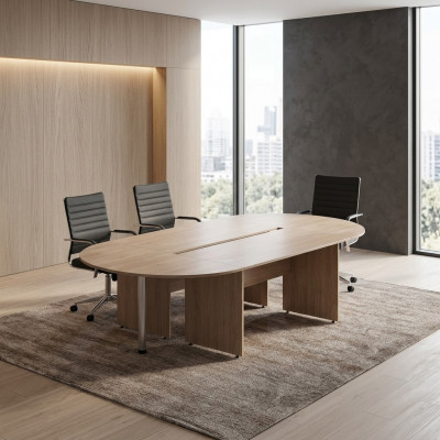 Büroausstattung Konferenztisch Aarbechtszëmmer Büro Dësch Design Akteschiefen