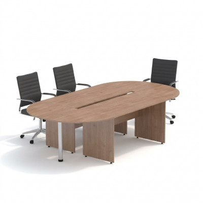 Büroausstattung Konferenztisch Aarbechtszëmmer Büro Dësch Design Akteschiefen