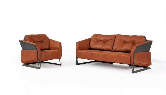 Modern Sofa-Garnitur Aarbechtszëmmermiwwelen Dräisëtzer Büro Fotel Textil