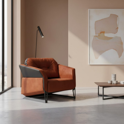 Bürostull Luxus Miwwelen Aarbechtszimmer Bürosmiwwelen Orange Sëtz Neit