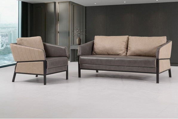 Luxus Fauteuil Textil Miwwelen Büro Ariichtung Aarbechtszëmmer Polstersëtz