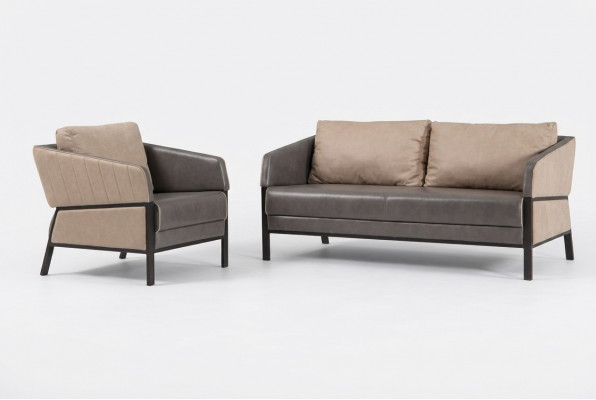 Luxus Fauteuil Textil Miwwelen Büro Ariichtung Aarbechtszëmmer Polstersëtz